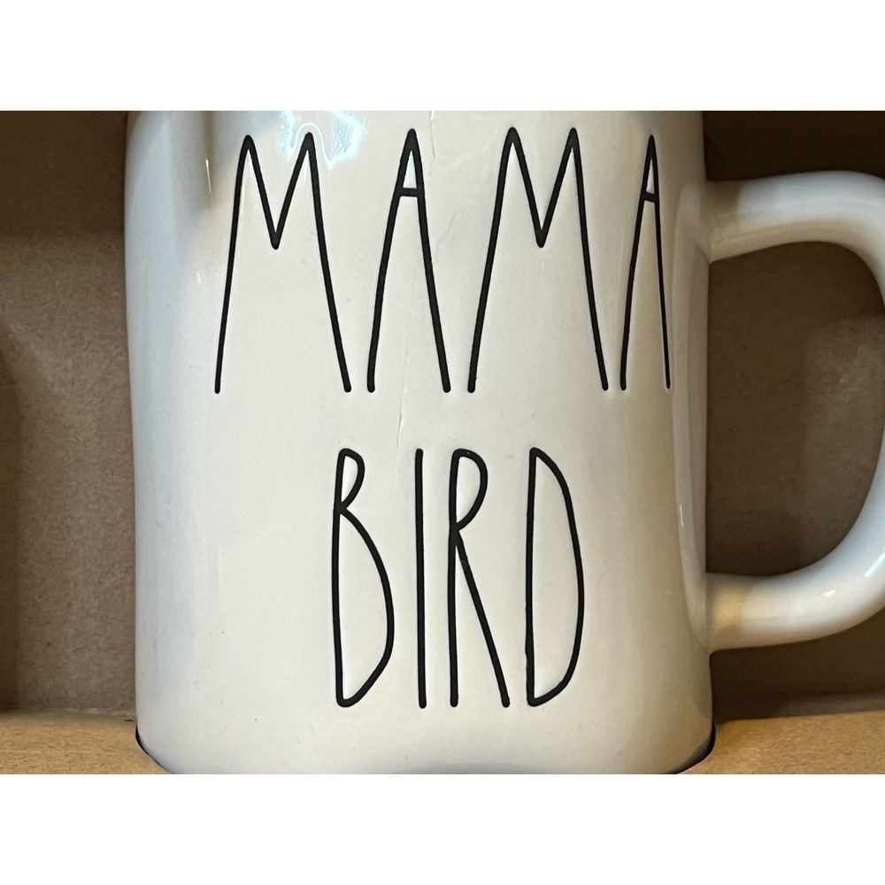 Rae Dunn Collectable Coffee Mug and Bird House Mama Bird Baby Bird Set - Picture 5 of 8